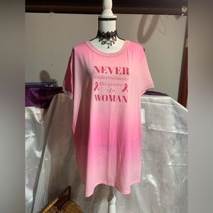 Lularoe Liv Pink Breast Cancer Awareness Shirt